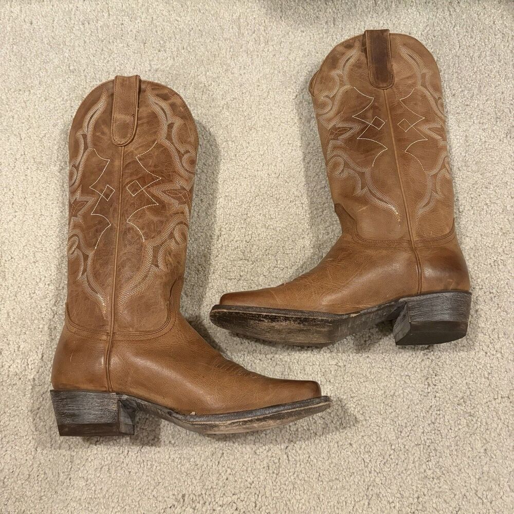 EUC Idyllwind Women’s Relic Western Boots Brown Square Toe Sz 7 Cowboy Cowgirl - Picture 7 of 10
